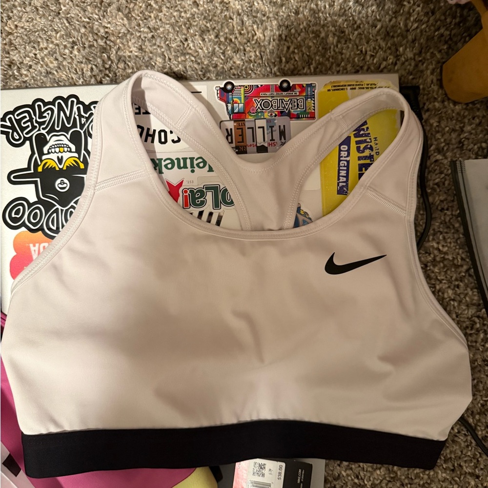Nike Women's White Sports Bra